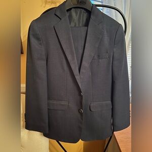 Dockers Boys Navy Suit like new worn once size 12 reg